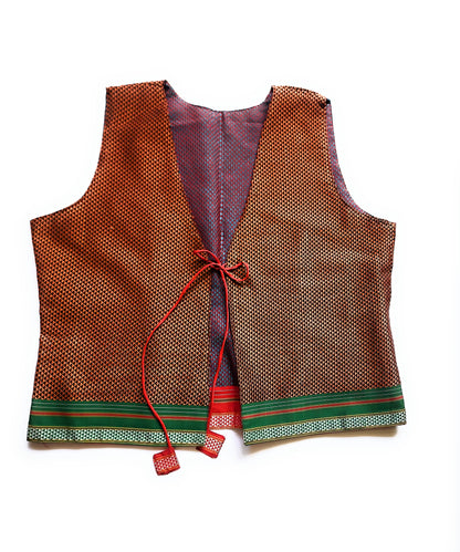 Reversible Dual-Mode Handwoven Cotton Jacket