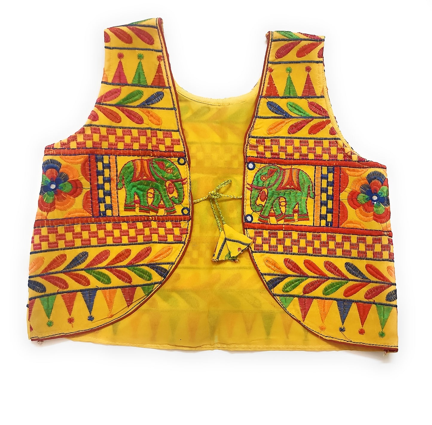Gomthi Embroidered Jacket/Koti – Multicolor Ethnic Cotton Waistcoat