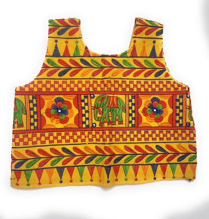 Gomthi Embroidered Jacket/Koti – Multicolor Ethnic Cotton Waistcoat