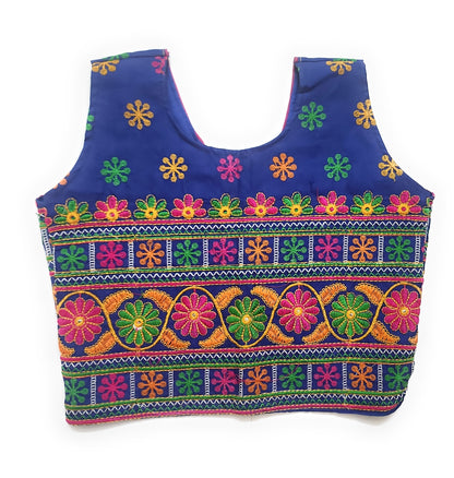 Handcrafted Gomthiwork Multicolor Cotton Jacket