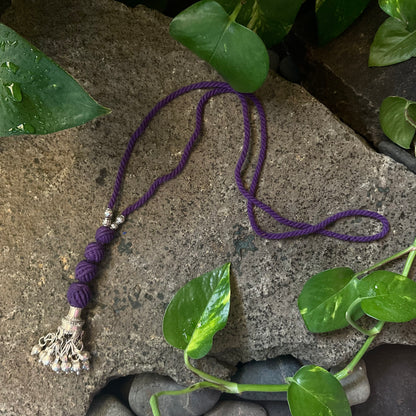 Lamani-Inspired Macrame Statement Necklace