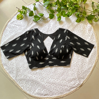 BLACK IKKAT: Timeless Elegance with a Modern Twist!