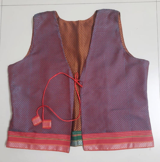 Reversible Dual-Mode Handwoven Cotton Jacket