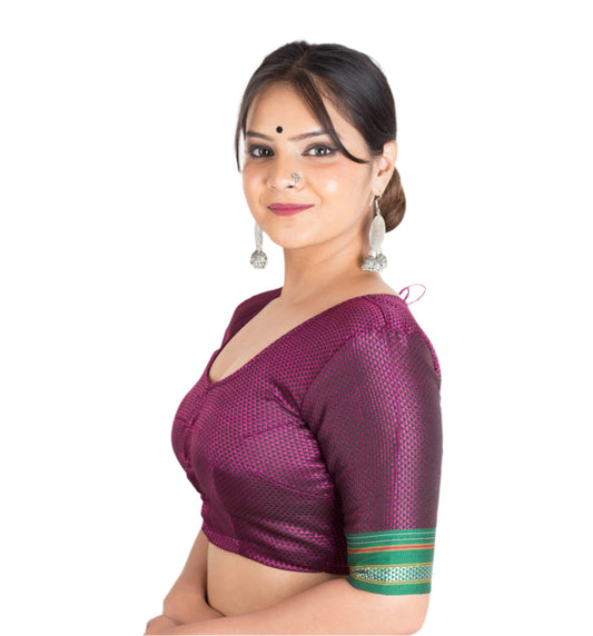 Ethnic Cotton Silk Khunn Designer Blouse